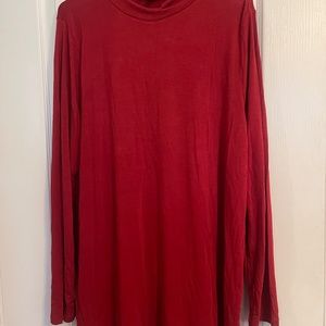 Torrid Long sleeve red blouse in size 3